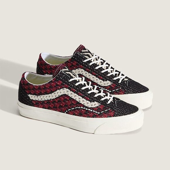 Vans Old Skool 36 LX Premium Skateboarding VN000EFKBRD Bordeaux Red MENS 10 NEW - Picture 12 of 16